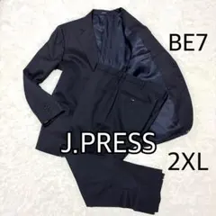 J. PRESS 大きめサイズ ネイビー ２XL スーツ セットアップ 841