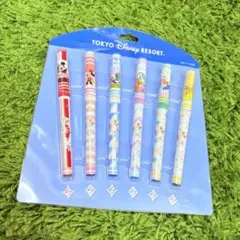 ディズニー ランド ミニー カラー ペン 7本セット レア 未使用 Disney