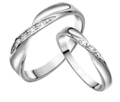 ウェーブデザイン シルバーリング 6号～22号 プレゼント 指輪