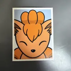 ⁠【ポケモン】ロコン 証明写真 ステッカー 韓国 30周年⁠