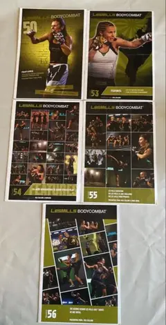 ボディコンバット コリオ 50.53.54.55.56 5冊セットレズミルズ
