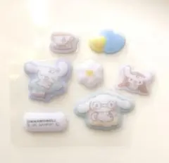 コットンパフィーシール　シナモロール　サンリオ　ボンボンドロップシール