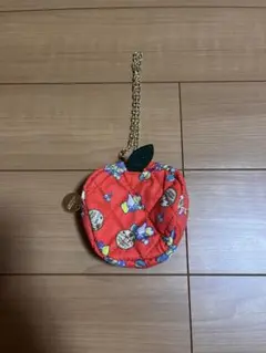 アコモデ　cham cham market リンゴのミニポーチのサムネイル