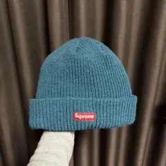 Supreme ニット帽 青色