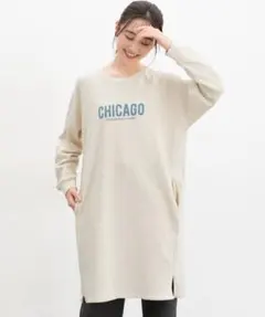 スエットワンピース ひざ丈ワンピース