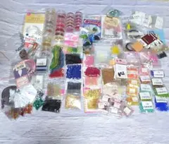 アクセサリー ビーズ セット 多色 付属品付き