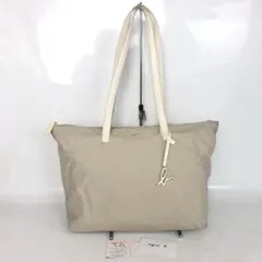 agnès b. VOYAGE アニエスベー ナイロン トートバッグ ベージュ