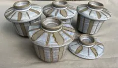 茶碗蒸し　蓋付き小鉢　4客+蓋1