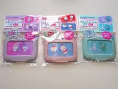 新品サンリオ ウェットシートのフタ ミニ 3点　レンチキュラーチェンジングのサムネイル