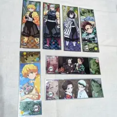 鬼滅の刃　縦長　ステッカー　シール　7点セット　炭治郎