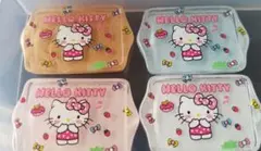 【新品未使用】ハローキティ デコレーションパーツ 4個セット