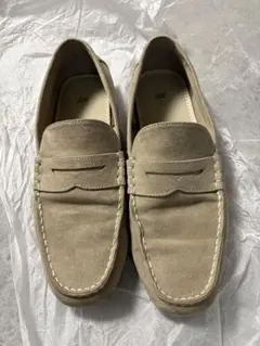 H&M スエード ベージュ ローファーのサムネイル