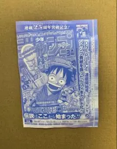 モンキー・D・ルフィ：週刊少年ジャンプ付録　プロモ
