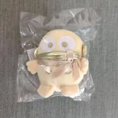 韓国　サンリオ　ハンギョドン　ゴールド　マスコットキーホルダー