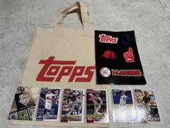 サ*ん様 topps WBC トレカ応援祭 ノベルティ トートバック ステッカー