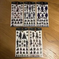 ディズニー　ツイステッドワンダーランド　 4size ステッカー　5セット