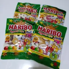 HARIBO ハリボー　サワーアップルリング 80g 4パックセット グミのサムネイル
