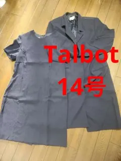 Talbots　タルボット　共布ワンピース＆コート　14号