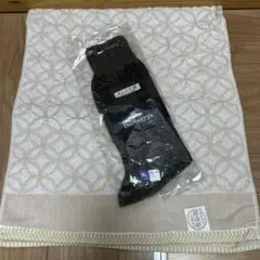 Burberrys カシミヤ混 チェック柄ソックス　今泉タオル