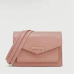 CHARLES & KEITH ショルダーバッグ（ピンク）ストラップ3本付き