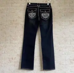 平成 ネオお兄系 グランジ y2k 紋章 デニム