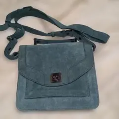 本革 ZADIG&VOLTAIRE 2way ショルダーバッグ グリーン