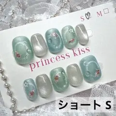 【94】ネイルチップ 透け感マグネット 金魚 涼ネイル 水滴 S ☆現品☆のサムネイル