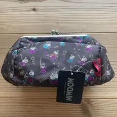 新品　MOOMIN がま口ポーチ ブラウン