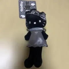 未使用　ハローキティ スタイルアップマスコット　キーホルダー　エンジェル　黒