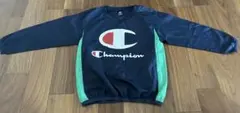 Champion ブラック Vネック　ピステ トレーニングウェア