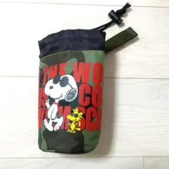 スヌーピー柄　保冷ペットボトルカバー　水筒カバー