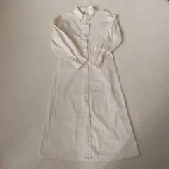 新品タグ付　UNIQLO U　ロングシャツワンピース　Lサイズ　ユニクロ