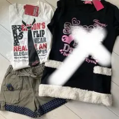 女の子　ロンT パンツのサムネイル