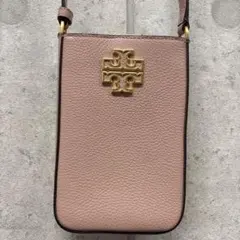 Tory Burch ピンク レザー ショルダーバッグ☆