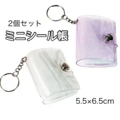 【2個セット】ミニシール帳　キーホルダー 2インチ ミニアルバム 推し活
