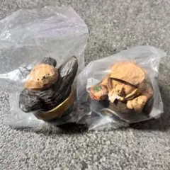 たかはたまさお 木彫り風 FIGURE COLLECTION ガチャ　2点セット