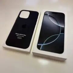 iPhone 16 Pro Max 1tb SIMフリー新品交換済+純正ケース付