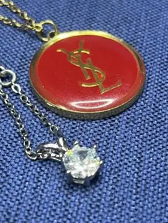 イブサンローラン　ネックレス　キュービックジルコニア　1ctのサムネイル