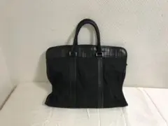 本物ポールスミス本革レザーナイロンバッグビジネスミニボストントートバックメンズ黒