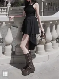 NEW＊バックロングレースキャミミニワンピース＊