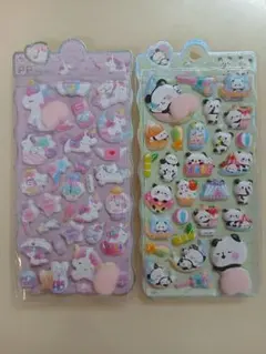 おしりシール ユニコーン パンダ 立体シール 韓国