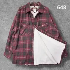裏サーマル SPORTS AFIELD シャドーチェック ネルシャツ XL