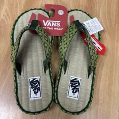 vans tatami 畳 サンダル グリーン 即完売品 箱付き - メルカリ
