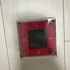 IKEA 多機能デジタル置時計 レッド