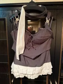 M me eme エムミーエメ エムエメ 水着 スイムウェア リボン 黒 - メルカリ