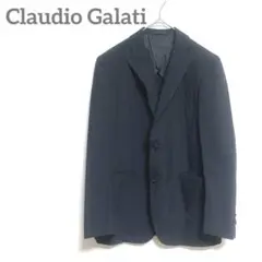 クラウディオガラティ テーラードジャケット 90A4 グレー系 ビジネス 古着