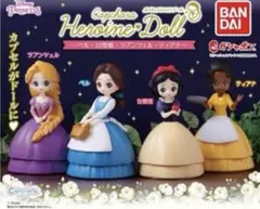 ガチャガチャ ディズニープリンセス カプキャラ ヒロインドール コンプセット