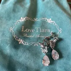 【お値下げ】LoveTiara ティアドロップイヤリング