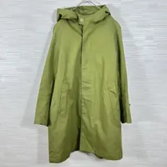 Orcival フード付きオリーブグリーンコート サイズ1 M相当