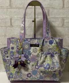 ハンドメイド☆リバティ両サイドポケットトートバッグ